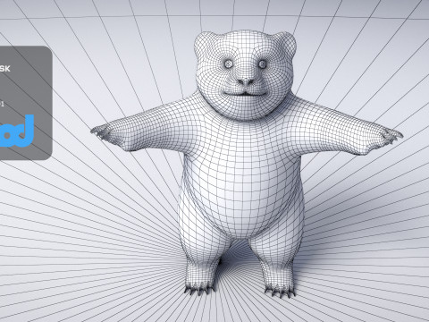 Panda 3D Модель