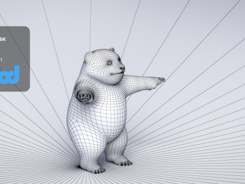Panda 3D Модель