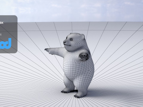 Panda 3D Модель