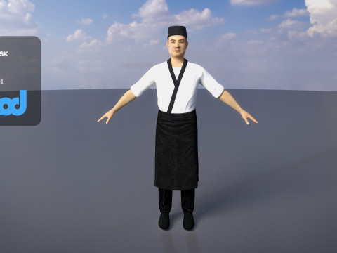 Sushi Master 3Dモデル