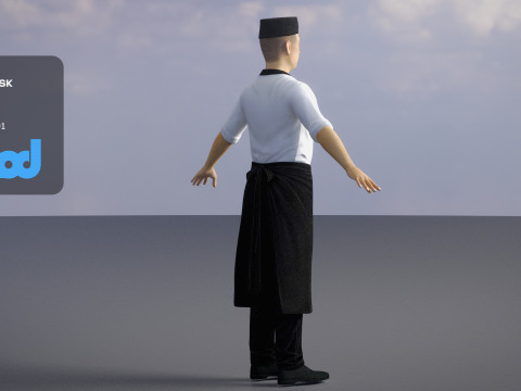 Sushi Master 3D Model
