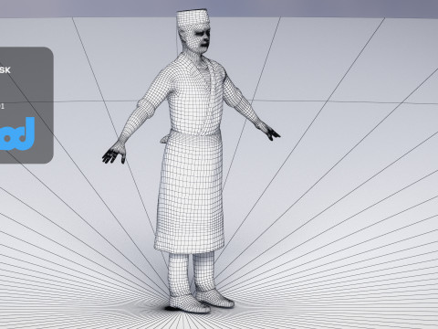 Sushi Master 3D Model