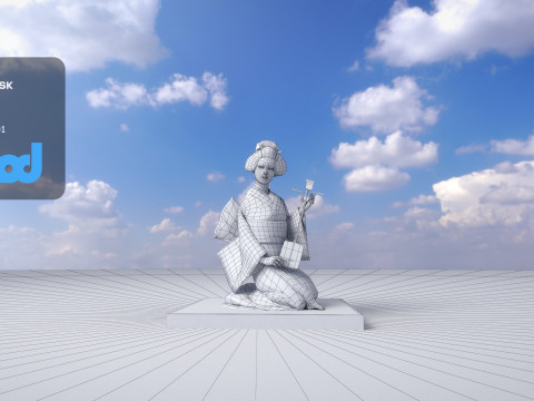 Japanese Doll 3D 모델
