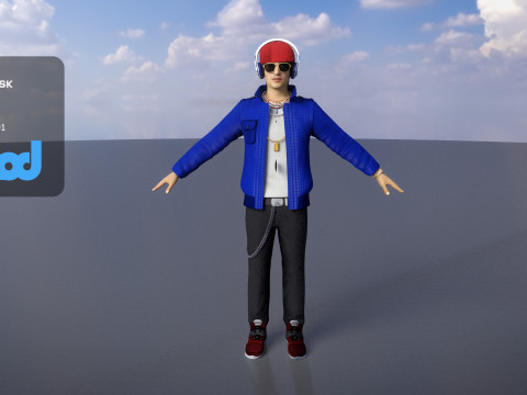 DJ Disc Jockey 3Dモデル
