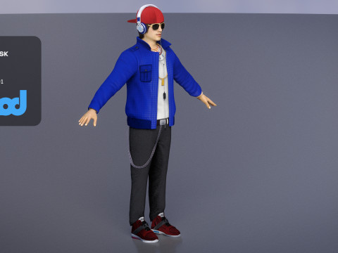 DJ Disc Jockey 3D Model