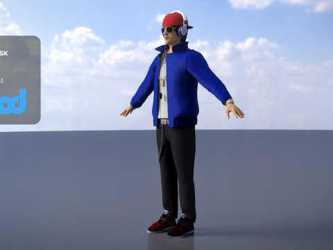 DJ Disc Jockey 3D Model