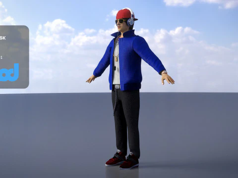 DJ Disc Jockey 3D Model
