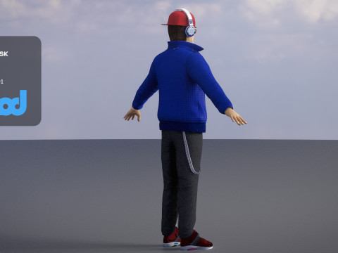 DJ Disc Jockey 3D Model