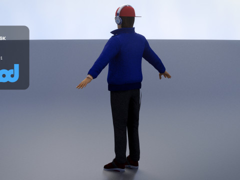 DJ Disc Jockey 3D Model