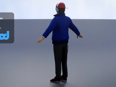 DJ Disc Jockey 3D Model