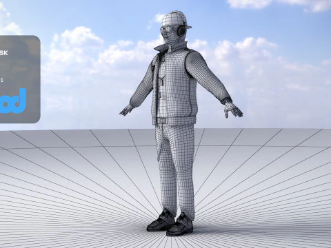 DJ Disc Jockey 3D Model