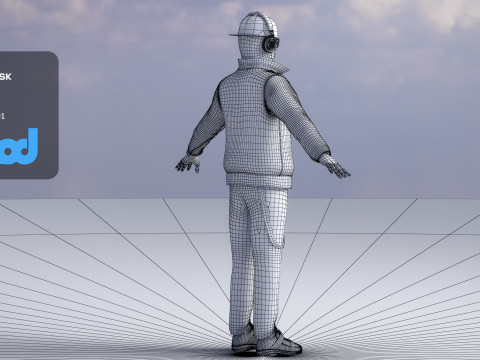 DJ Disc Jockey 3D Model