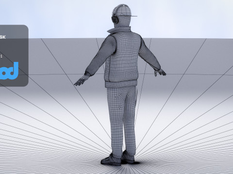 DJ Disc Jockey 3D Model