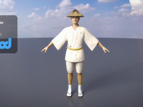 Porter Costume 3Dモデル