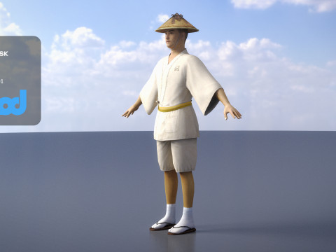 Porter Costume 3D Model