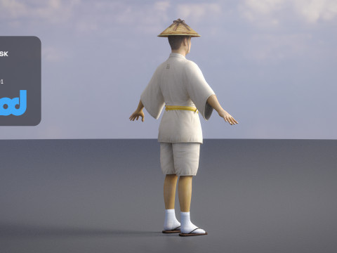 Porter Costume 3D Model