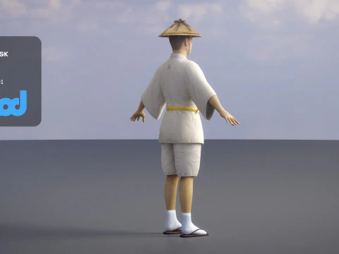 Porter Costume 3D Model