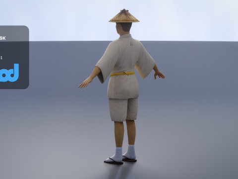 Porter Costume 3D Model