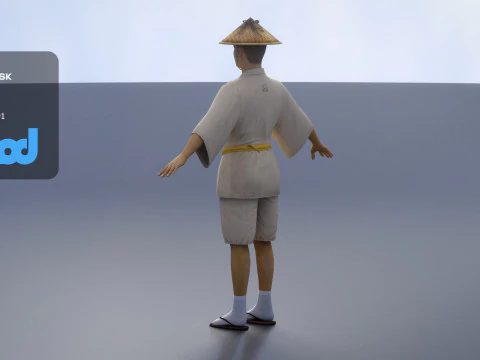 Porter Costume 3D Model