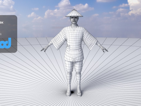 Porter Costume 3D Model