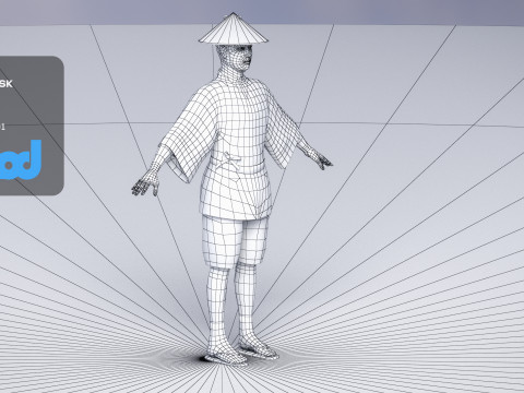 Porter Costume 3D Model
