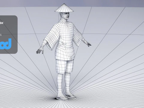 Porter Costume 3D Model