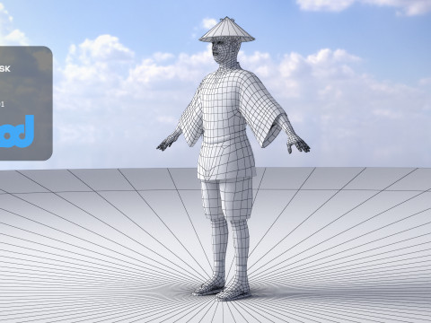 Porter Costume 3D Model
