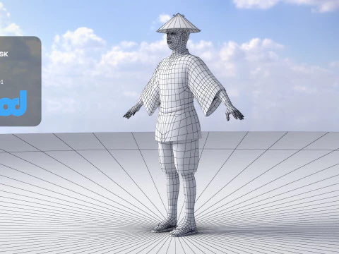 Porter Costume 3D Model