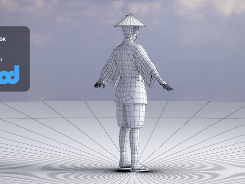 Porter Costume 3D Model