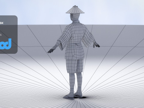 Porter Costume 3D Model