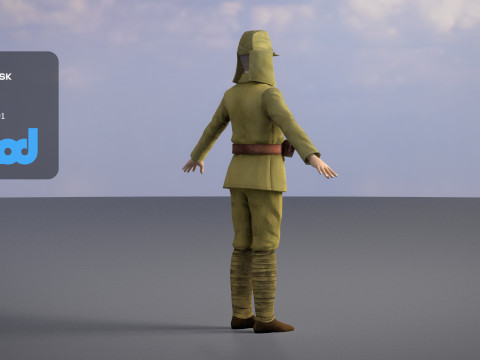 Japanese Soldier 3Dモデル