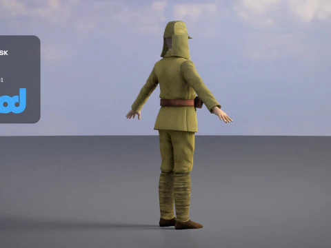 日本兵 3Dモデル