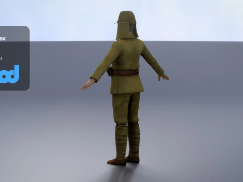 日本兵 3Dモデル