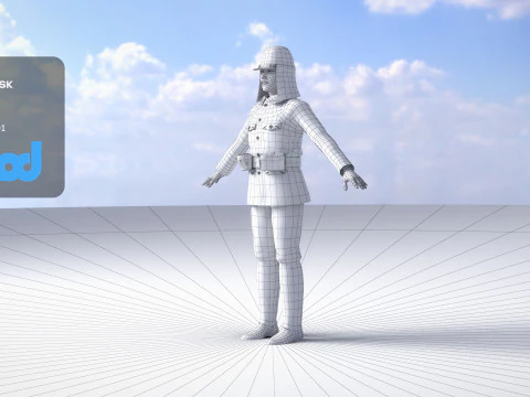 日本兵 3Dモデル