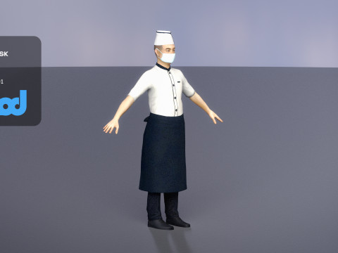 Chef Modelo 3D