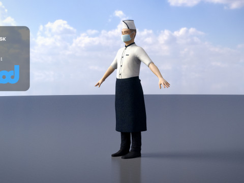 Chef Modelo 3D