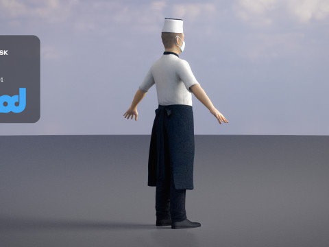 Chef Modelo 3D