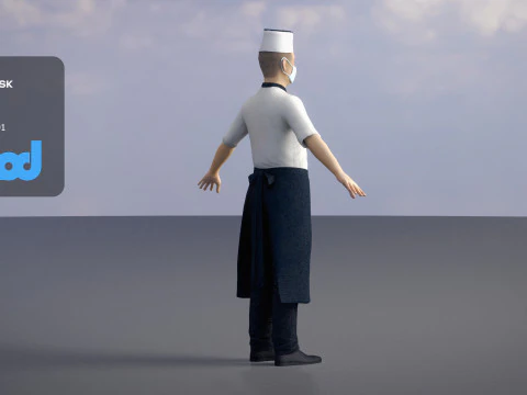 Chef 3D Model