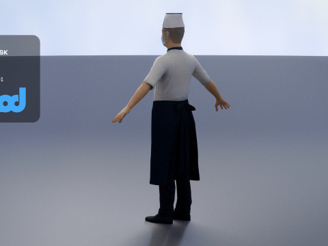 Chef Modelo 3D