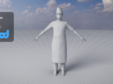 Chef Modelo 3D