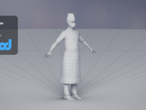 Chef Modelo 3D