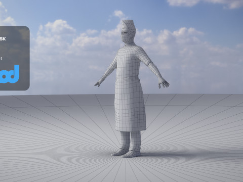 Chef Modelo 3D