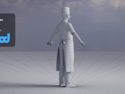 Chef Modelo 3D