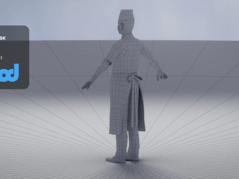 Chef 3D Model