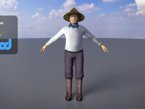 Farmer 3Dモデル