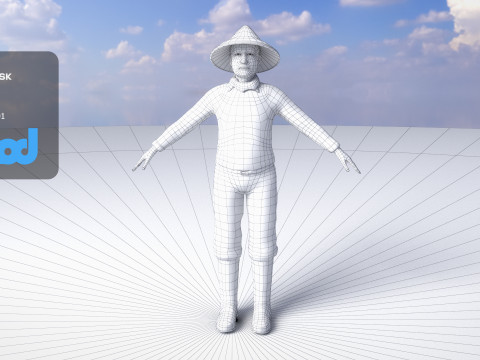 Farmer 3Dモデル