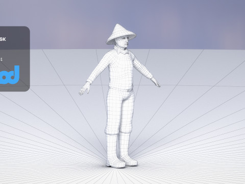 Farmer 3Dモデル