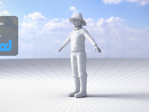 Farmer 3Dモデル