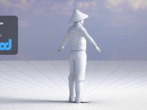 Farmer 3Dモデル