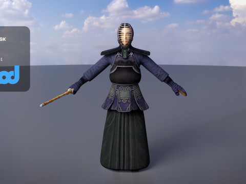 Kendo Man 3Dモデル